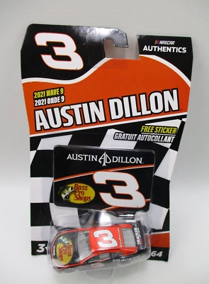 Austin Dillon #3 Bass Pro Shops 1/64 2021 Wave 9  FREE SHIPPING - Image 1 of 3