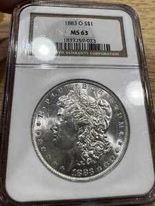 1883-O MS63 1 $ Morgan Silber Dollar, NGC, 3759-023, kostenloser Versand - Bild 1 von 2