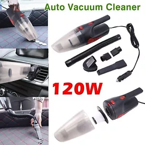 120W 12V Portable Car Vacuum Cleaner Handheld Mini Super Suction Vaccum Cleaner - Picture 1 of 12