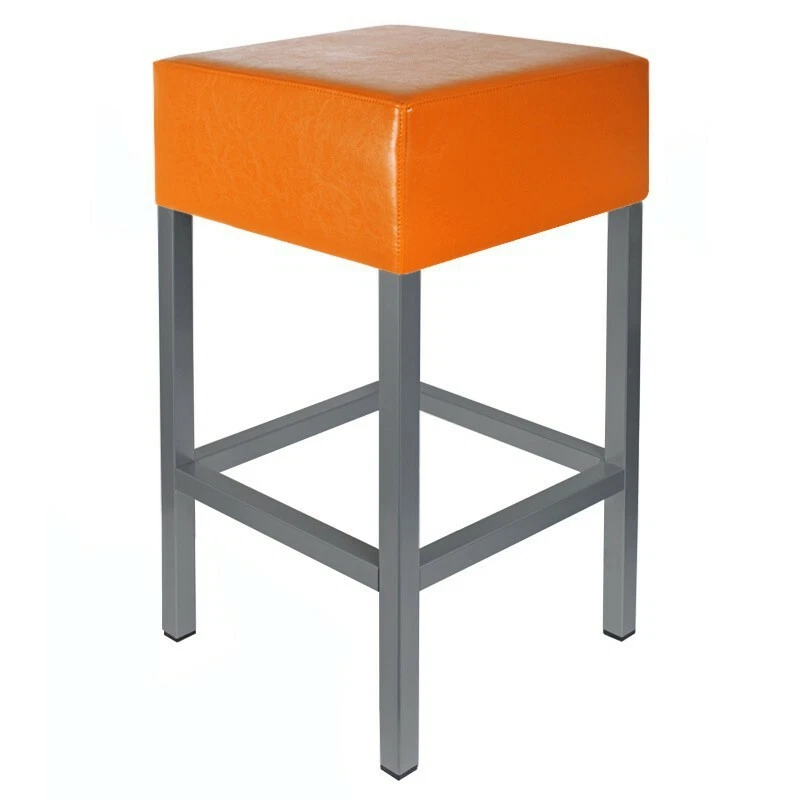 Barhocker Kaikoon orange/ anthrazit Maße: 34 cm x 34 cm x 82 cm - Bild 1 von 1