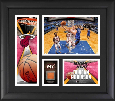 Duncan Robinson Miami Heat Framed 15'' x 17'' Player Collage with a Cover