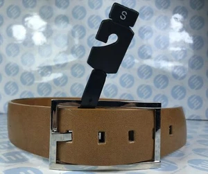 Ladies And Men’s Genuine Leather Belt Brown Size S 42mm X 92cm Fit Up To 28”-32” - Picture 1 of 4