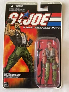 Figura de acción Hasbro GI Joe Real American Hero MAJOR BARRAGE Artillery Commander - Imagen 1 de 9