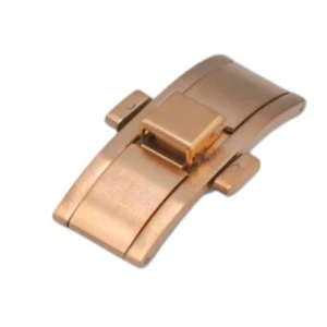 7mm Steel Rose Gold Deployant Watch Clasp For Audemars Piguet Royal Oak Offshore - Picture 1 of 6