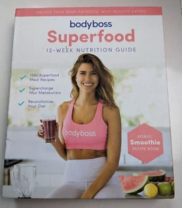 BODY BOSS Superfood 12 Week Nutrition Guide 4 BOOK SET 150+ Meal Plan Recipes - Imagen 1 de 3