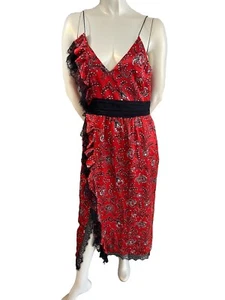 Vestido de seda cinq a sept talla 8 midi - Imagen 1 de 18