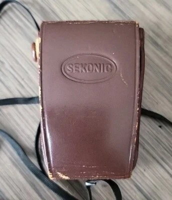 Vintage Sekonic Auto-Lumi Modelo 86 Metros Portátil con Estuche de Cuero Foto 1 de 4