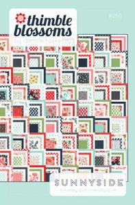 Quilt Pattern SUNNYSIDE Moda THIMBLE BLOSSOMS Honey Bun Friendly SUNDAY STROLL - Picture 1 of 4
