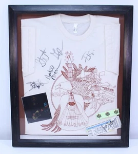 The Wallflowers Concert Tee T Shirt 2009 Autographed Signed Jakob Dylan Band HTF - Picture 1 of 12