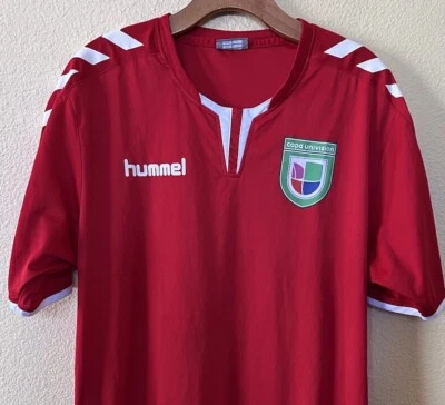 Camiseta deportiva de fútbol Hummel roja COPA Univision talla L Foto 1 de 4
