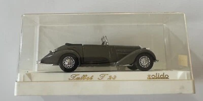 Solido Age d'or Talbot T 23 Die Cast Car Dark Gray with Black Interior - Image 1 of 4