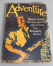 RARE! Antique ADVENTURE Magazine PULP Comic FEB 1911 15 Cent Vol. 1 No. 4