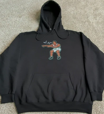 Vintage Seattle Supersonics Shawn Kemp Hoodie Pullover Reign Man Dunk Sonics XL Cover