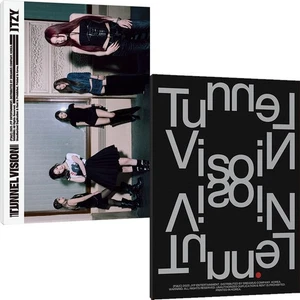 ITZY TUNNEL VISION Album PHOTOBOOK 2 Ver SET/2CD+2Photo Book+6 Card+etc+POB+GIFT - Picture 1 of 13