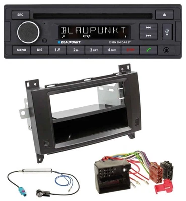 Blaupunkt USB MP3 Bluetooth DAB CD Autoradio für Mercedes Viano Vito 06-14 schwa - Bild 1 von 4