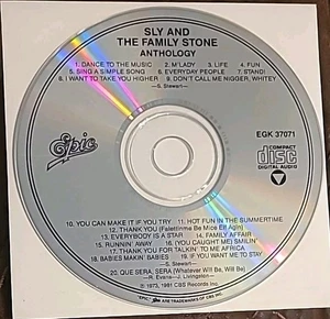 SLY AND THE FAMILY STONE - Anthology 1981 CD **CD ONLY** NO CASE OR ARTWORK - Imagen 1 de 1