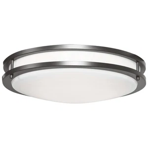 Access Lighting 20502LEDD/ACR Solero II 17"W LED Flush Mount Drum - Bronze - Picture 1 of 3
