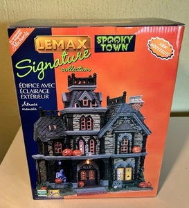Lemax Spooky Town Dreadful Manor-Retired- NOS - Picture 1 of 8