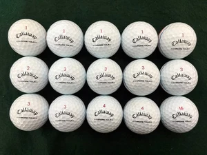 15 CALLAWAY CHROME TOUR TRIPLE TRACK GOLF BALLS - MINT/NEAR MINT - BALLS SHOWN - Picture 1 of 2