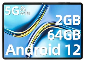SGIN Android 12 10,1" Tablet 2GB RAM 64GB ROM Octa-Core 1,6 GHz 2MP 5MP Kamera - Bild 1 von 10