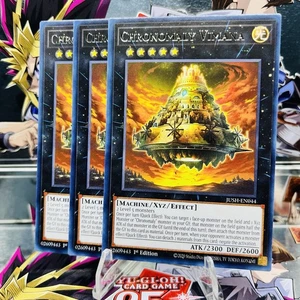 3x Yugioh Playset Chronomaly Vimana JUSH-EN044 Rare 1st Ed Near Mint - Picture 1 of 1