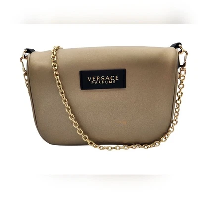 Versace Parfums Tan Shoulder Chain Bag - Image 1 of 4
