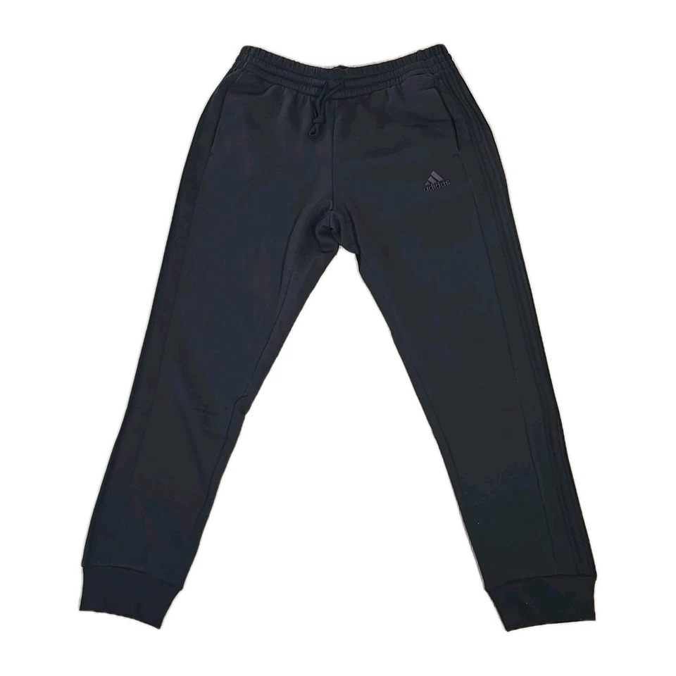 Adidas Men's Essentials Fleece Tapered Cuff 3-Stripes Pants Sz 4XLT (34”) IJ8885