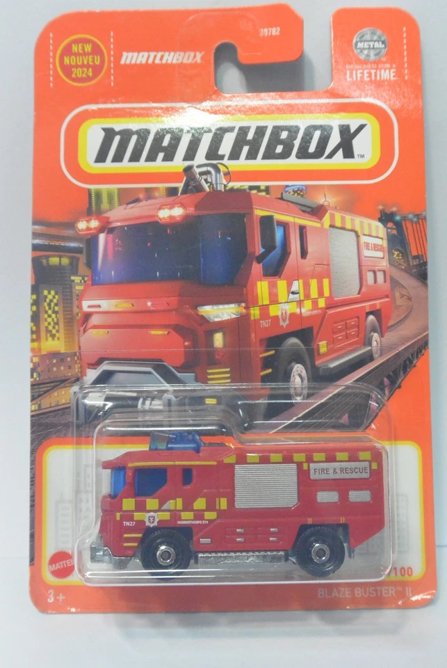 2024 Mattel Matchbox Diecast car Blaze Blitzer Fire Truck - Image 1 of 1
