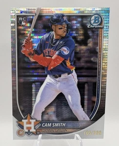 Cam Smith 2025 Bowman cromo refractor pulsar/399 Houston Astros #72 radiocontrol - Imagen 1 de 2