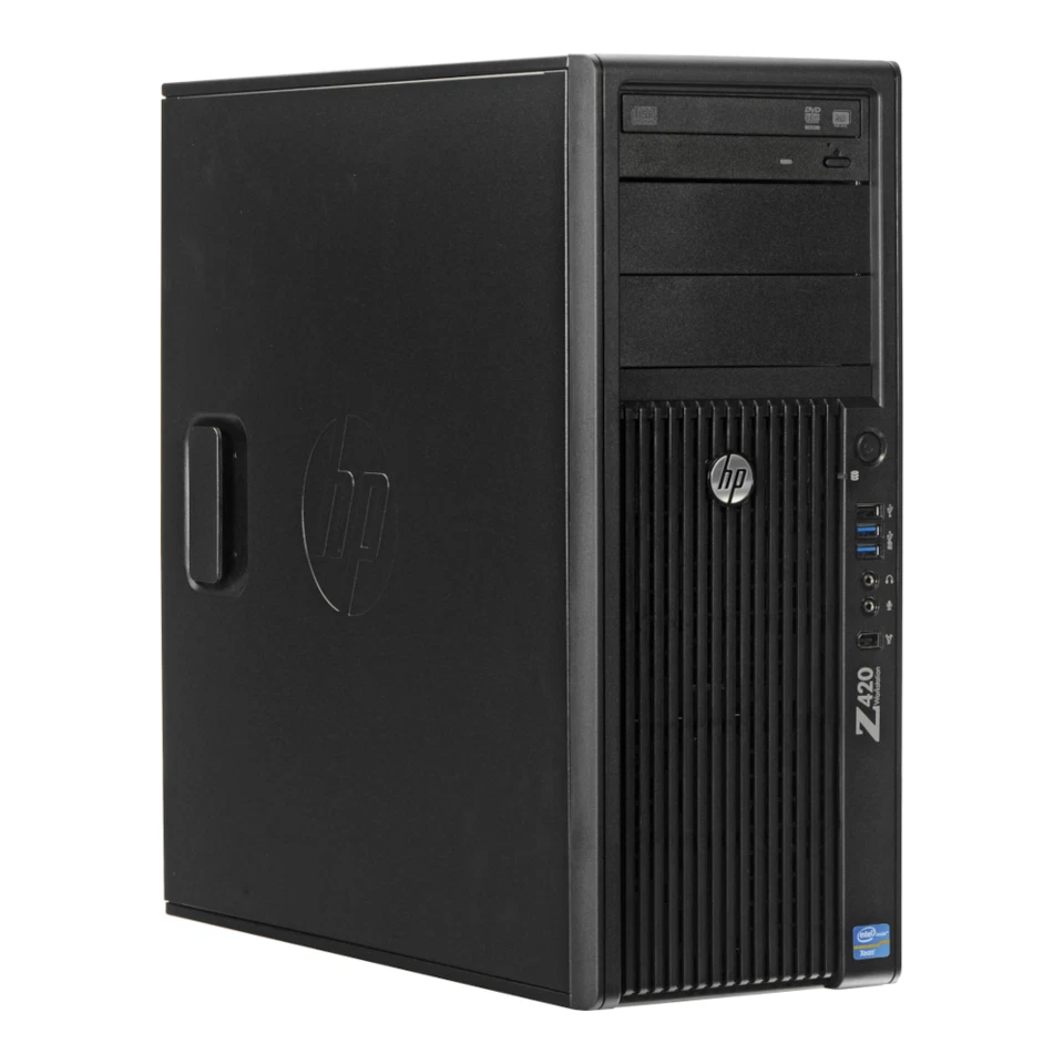HP Workstation Z420 Intel Xeon E5-1620 3.8GHz RAM 32GB SSD 256GB - Immagine 1 di 3