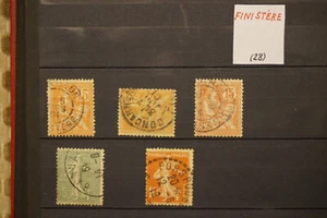 DEP-28-20-1: lot d'oblitérations du XXè siècle du département FINISTERE - Imagen 1 de 1