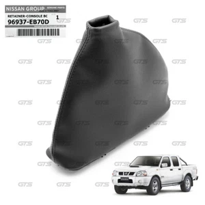 Fits Nissan Frontier Navara 2006 '14 Black Retainer Console Leather Hand Brake - Picture 1 of 10
