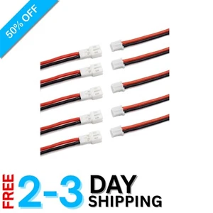 10pcs Upgraded JST-PH 2.0 Male & Female Connector Cables for Tiny Drones - Picture 1 of 8