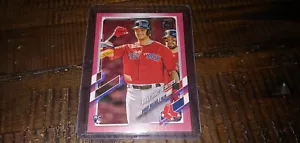179: Bobby Dalbec ROOKIE /50 2021 Topps Update Mother's Day Pink 16/50, Red Sox - Picture 1 of 10