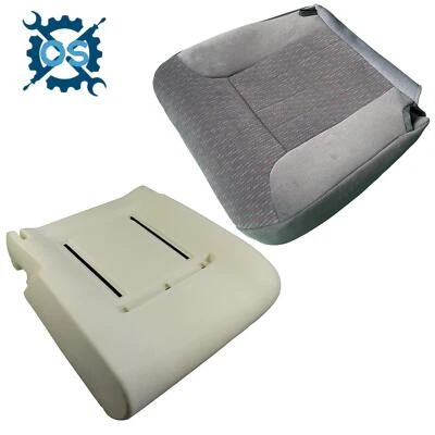 Cubierta de asiento de tela y cojín de espuma para la parte inferior del conductor para Dodge Ram 1500 2500 1994-1997 Foto 1 de 4