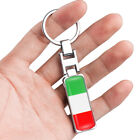 ITALY Metal Keychain Italian Flag Keyring Key Chain Ring for Car Motorcycle Keys