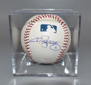 Jimmy Rollins Signed Autographed Major League Baseball with Display Case - Picture 1 of 5
