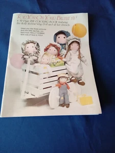 Vintage 1979 Holly Hobbie Birthday Coloring Book American Greetings Unused - Picture 1 of 3