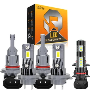 For Kia Forte 2019 2020 2021 LED Lamps Bulbs High Low Beam + Fog Light Kit - Picture 1 of 20