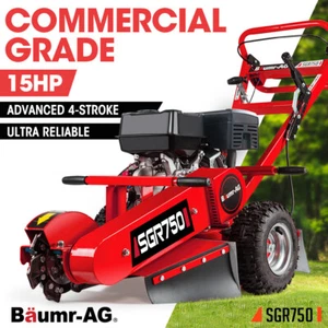 Baumr-AG Stump Grinder 15HP Petrol Tree Root Remover Cutter Stumper Wood - Picture 1 of 12