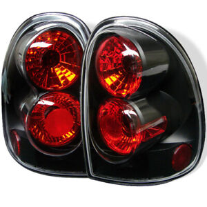 Spyder for Dodge Caravan/Grand Caravan 96-00Euro Style Tail Lights Black ALT-...