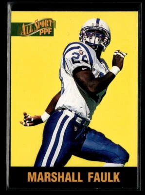 1996 Scoreboard #90 Marshall Faulk Nm/M - Image 1 of 2