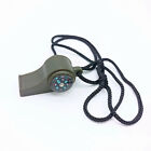 3 In 1 Emergency Survival Whistle Compass Thermometer Camping Outdoor Whistle