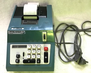 Olivetti Summa Quanta 20 Vintage 1960's Adding Machine Calculator Works 20-7/8t - Picture 1 of 8