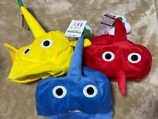 New Pikmin Plush Toy Hat Cap Red Blue Yellow 3 Types