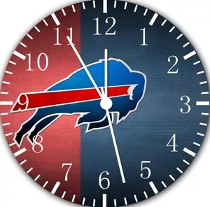 Buffalo Bills Wall Clock E195 Personalized option with adding names - Picture 1 of 2