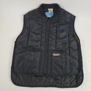 RefrigiWear Vest Jacket Men’s Size XL Full Zip Quilted Insulated USA Navy Blue - Picture 1 of 9