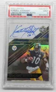 2022 Limited Kordell Stewart Monikers Auto Autograph #08/49 PSA 9 Steelers - Picture 1 of 2