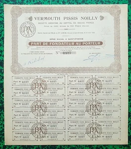 Dépt 42 - Saint Etienne - Rare Secteur Distillerie Vermouth PISSIS NOILLY - 1932 - Picture 1 of 1