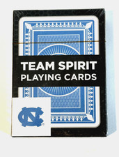 UNC Tar Heels Team Spirit Playing Cards, New